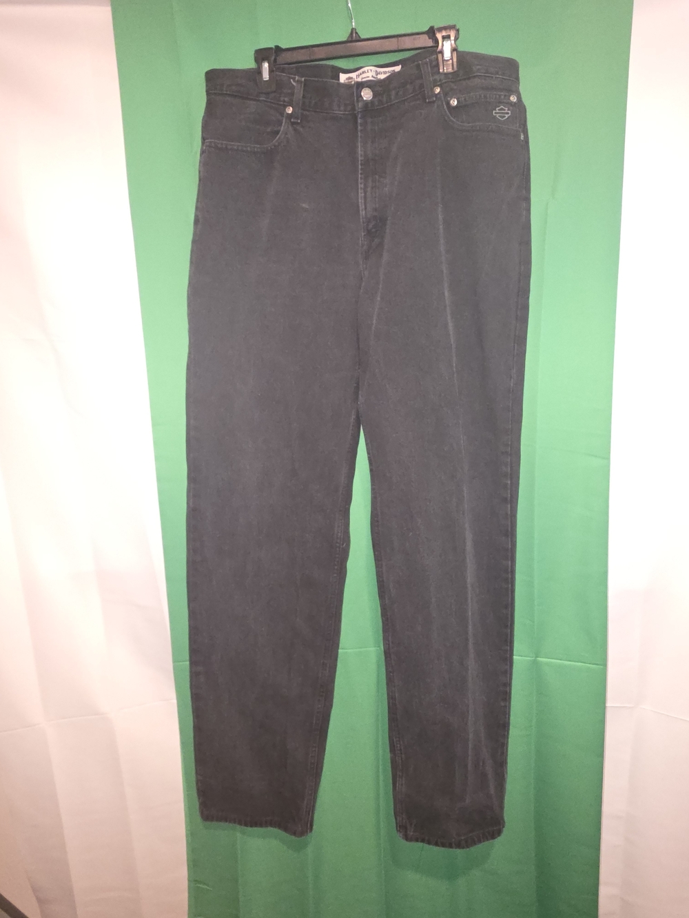 Harley-Davidson Black Relaxed Fit Jeans 38x36